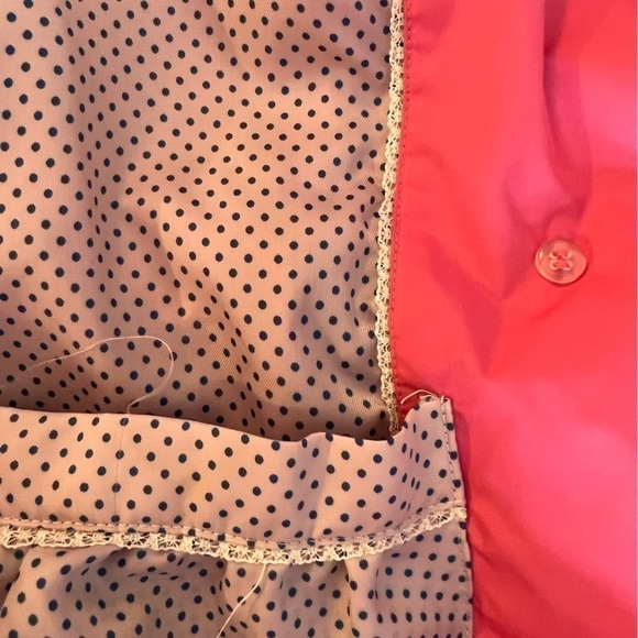 COLE Haan pink double breasted raincoat/trench coat, XS - Picture 7 of 12